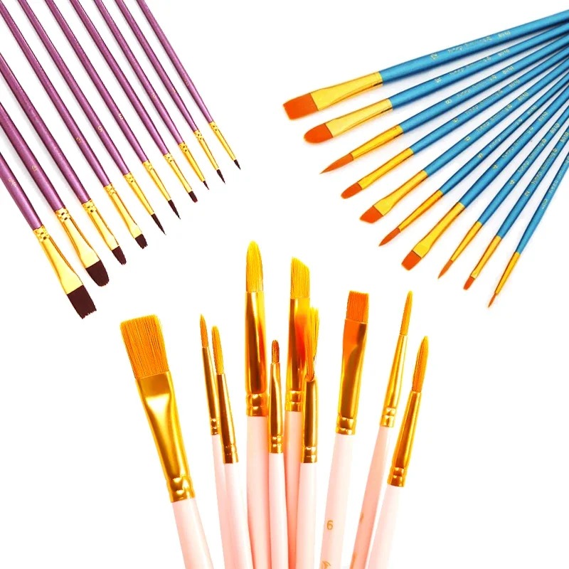 Gouache Paint Set - Ginflash 6/10 buah set cat air