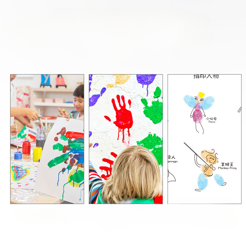 12 warna cat jari seni anak-an - Gouache Paint Set ulasan dan harga