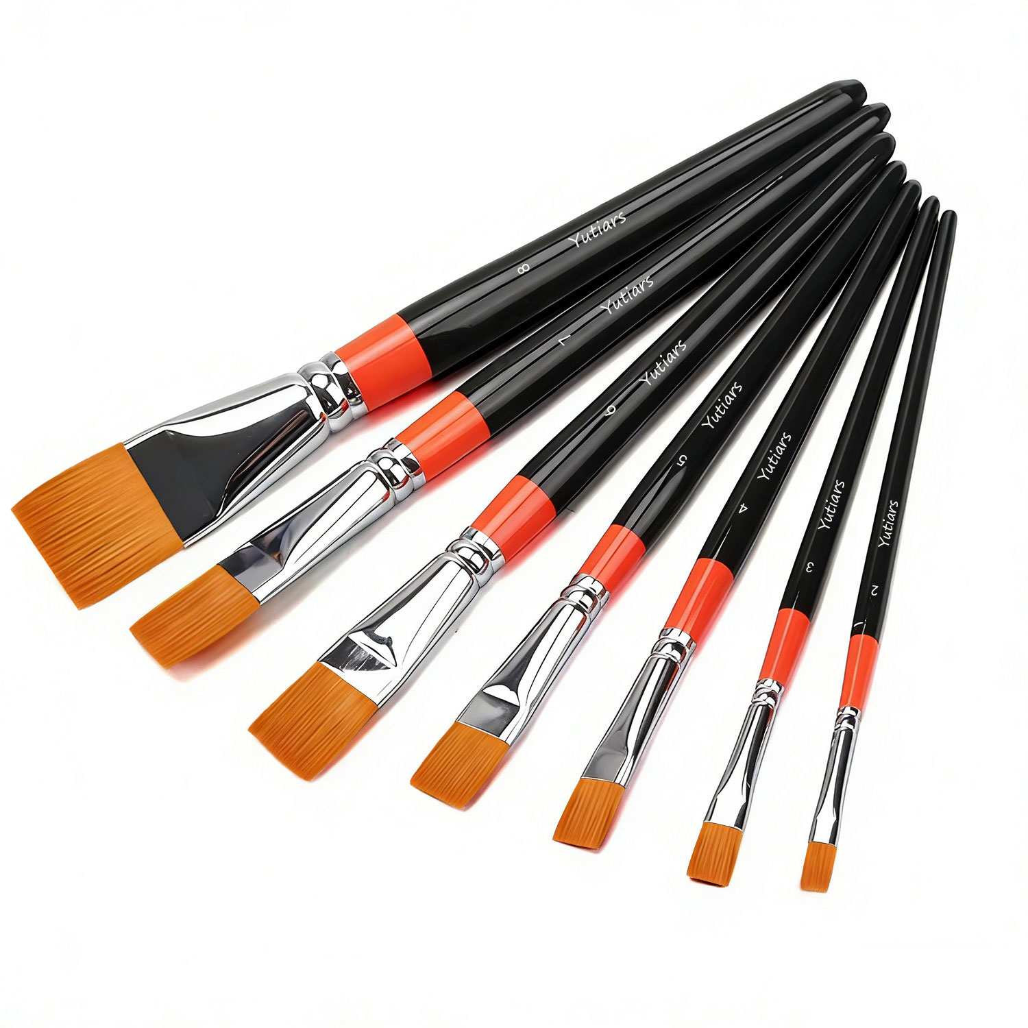 8 Buah Set Kuas Cat Datar Prof - Gouache Paint Set ulasan dan harga